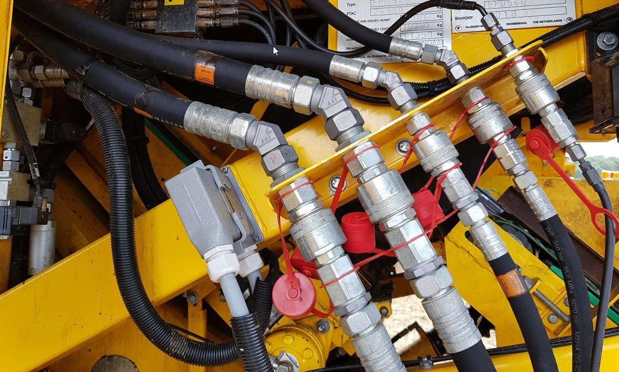 Connexions hydrauliques, montage flexible